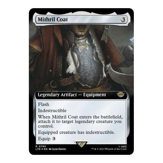 Mithril Coat Extended Art Surge Foil Universes Beyond: The Lord of the Rings: Tales of Middle-earth (LTR) - (#790, Rare) (Foil, Near Mint)