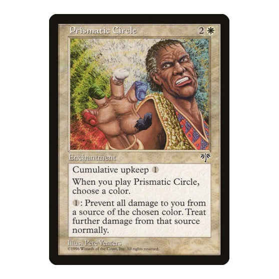 Prismatic Circle Mirage (MIR) - (, Moderately Played)