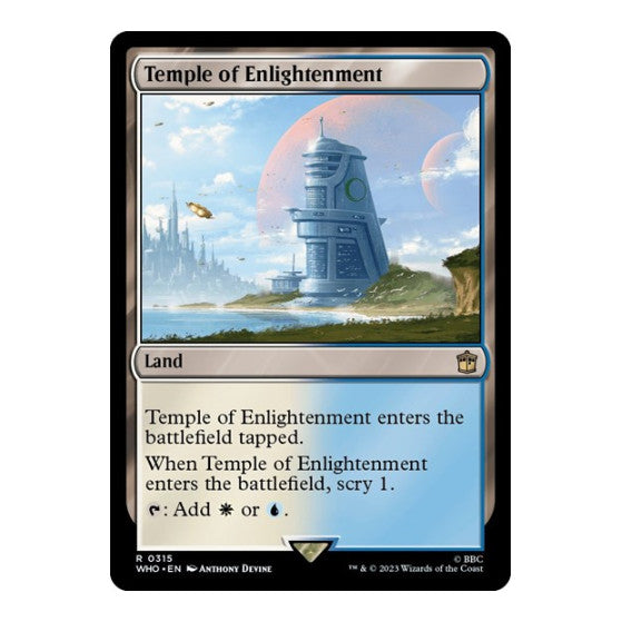 Temple of Enlightenment Universes Beyond: Doctor Who (WHO) - (Foil, Moderately Played)