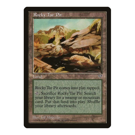 Rocky Tar Pit Mirage (MIR) - (, Moderately Played)