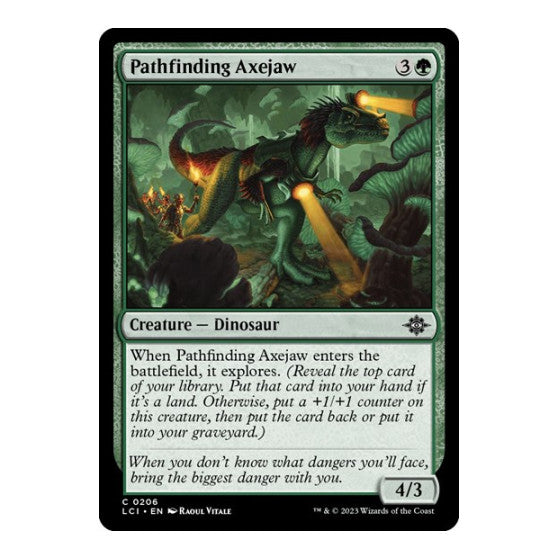 Pathfinding Axejaw The Lost Caverns of Ixalan (LCI)