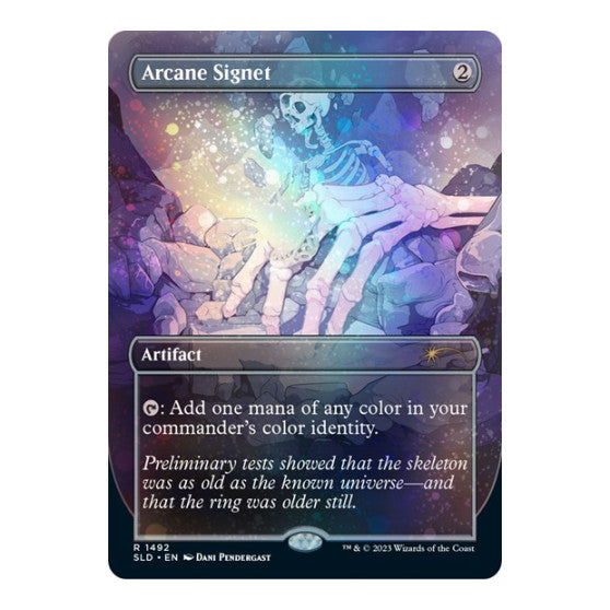 Arcane Signet (1492) (Galaxy Foil) Secret Lair Drop Series (SLD) - (#1492, Rare) (Foil, Near Mint)