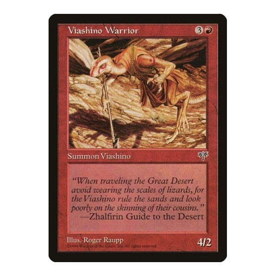 Viashino Warrior Mirage (MIR) - (, Moderately Played)