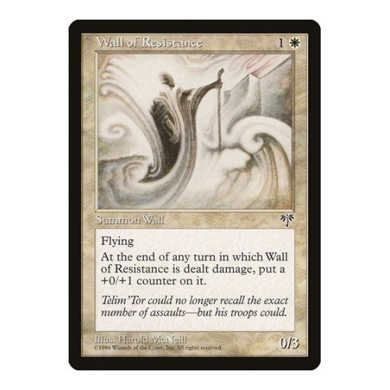 Wall of Resistance Mirage (MIR) - (, Lightly Played)