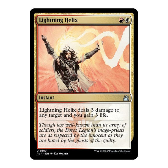 Lightning Helix Ravnica Remastered (RVR) - (Foil, Near Mint)