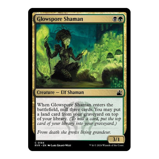 Glowspore Shaman Ravnica Remastered (RVR)