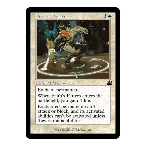 Faiths Fetters Retro Frame Ravnica Remastered (RVR)