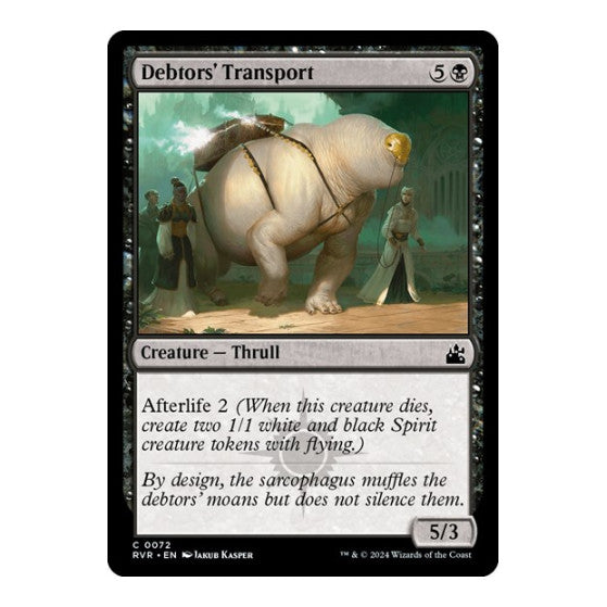 Debtors Transport Ravnica Remastered (RVR)