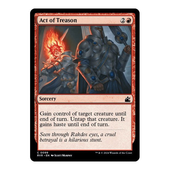 Act of Treason Ravnica Remastered (RVR) - (, Near Mint)