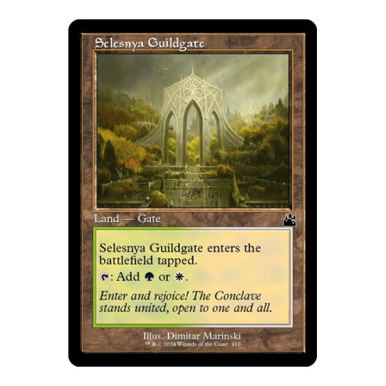 Selesnya Guildgate Retro Frame Ravnica Remastered (RVR) - (, Near Mint)