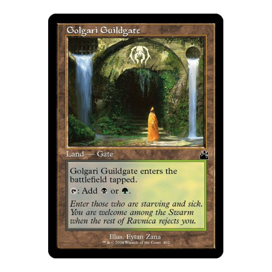 Golgari Guildgate Retro Frame Ravnica Remastered (RVR) - (, Near Mint)
