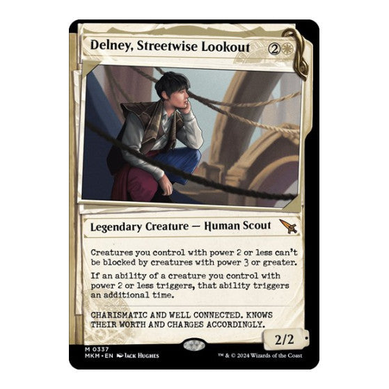 Delney Streetwise Lookout Showcase Murders at Karlov Manor (MKM) - (#337, Mythic Rare) (, Near Mint)