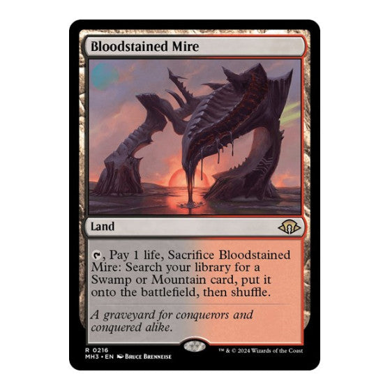 Bloodstained Mire Modern Horizons 3 (MH3) - (#216, Rare) (, Near Mint)