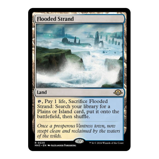 Flooded Strand Modern Horizons 3 (MH3) - (#220, Rare) (, Near Mint)