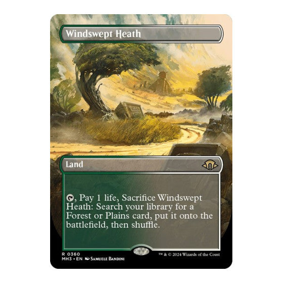 Windswept Heath Borderless Modern Horizons 3 (MH3) - (#360, Rare) (, Near Mint)