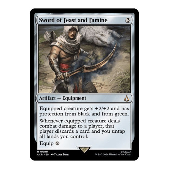 Sword of Feast and Famine Universes Beyond: Assassin's Creed (ACR) - (#99, Mythic Rare) (, Near Mint)