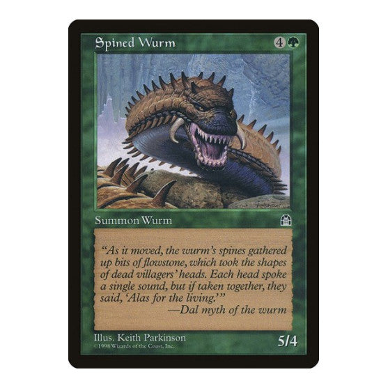 Spined Wurm Stronghold (STH) - (, Moderately Played)