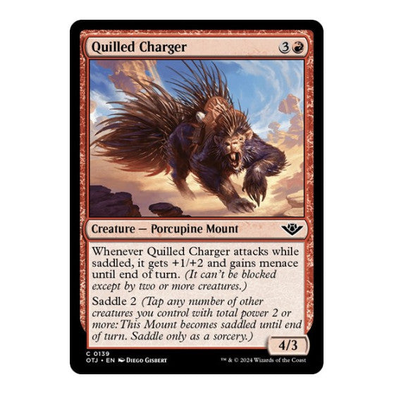 Quilled Charger Outlaws of Thunder Junction (OTJ) - (, Near Mint)