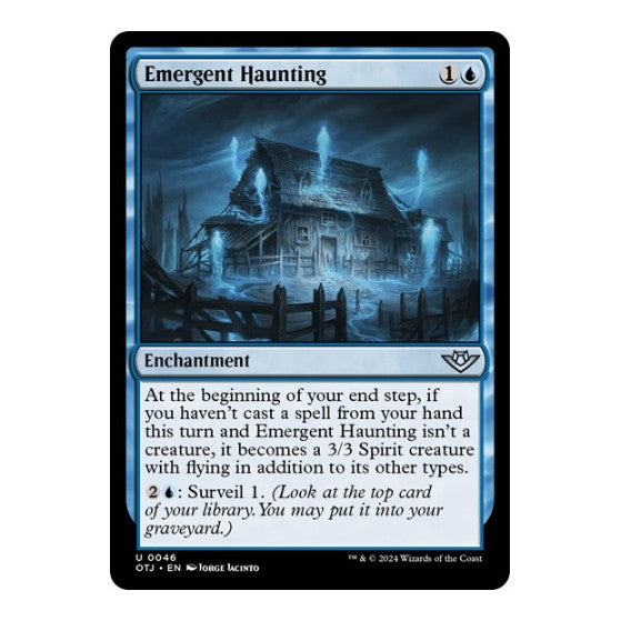 Emergent Haunting Outlaws of Thunder Junction (OTJ) - (, Near Mint)