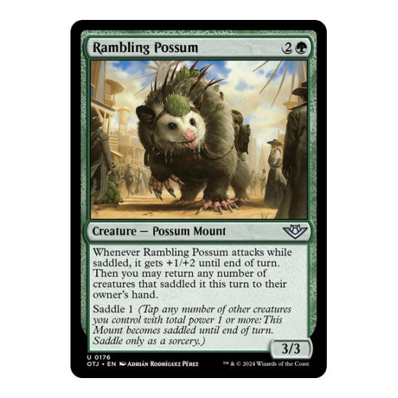Rambling Possum Outlaws of Thunder Junction (OTJ) - (, Near Mint)
