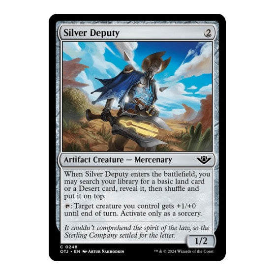 Silver Deputy Outlaws of Thunder Junction (OTJ)