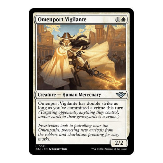 Omenport Vigilante Outlaws of Thunder Junction (OTJ) - (, Near Mint)
