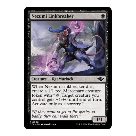 Nezumi Linkbreaker Outlaws of Thunder Junction (OTJ) - (, Near Mint)