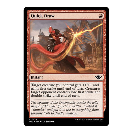 Quick Draw Outlaws of Thunder Junction (OTJ) - (, Near Mint)