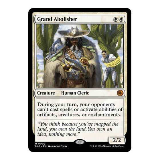 Grand Abolisher Outlaws of Thunder Junction: The Big Score (BIG) - (#2, Mythic Rare) (, Near Mint)