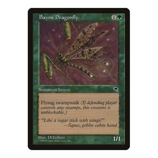 Bayou Dragonfly Tempest (TMP) - (, Moderately Played)