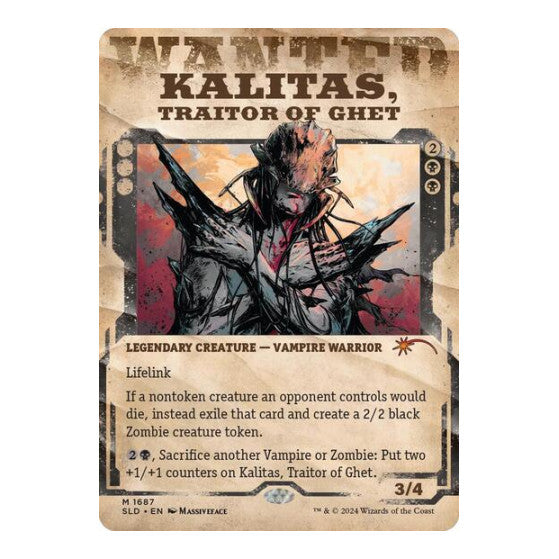 Kalitas Traitor of Ghet Secret Lair Drop Series (SLD) - (Foil, Near Mint)