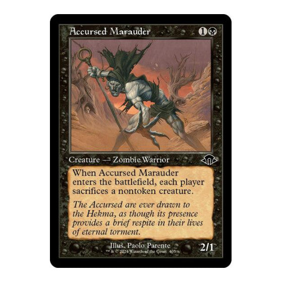 Accursed Marauder (Retro Frame) Modern Horizons 3 (MH3) - (Foil, Near Mint)