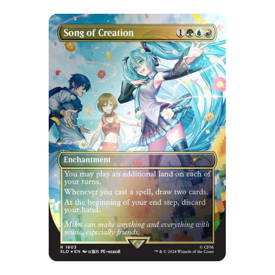 Song of Creation (Rainbow Foil) Secret Lair Drop Series (SLD) - (#1603, Rare)