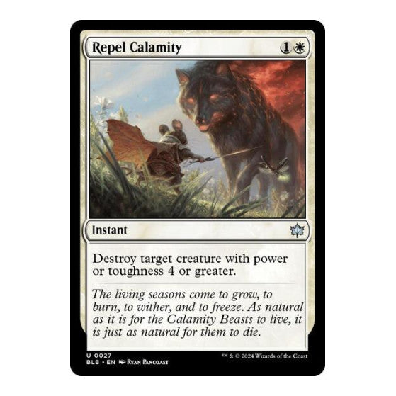 Repel Calamity Bloomburrow (BLB) - (#27, Uncommon) (Foil, Near Mint)