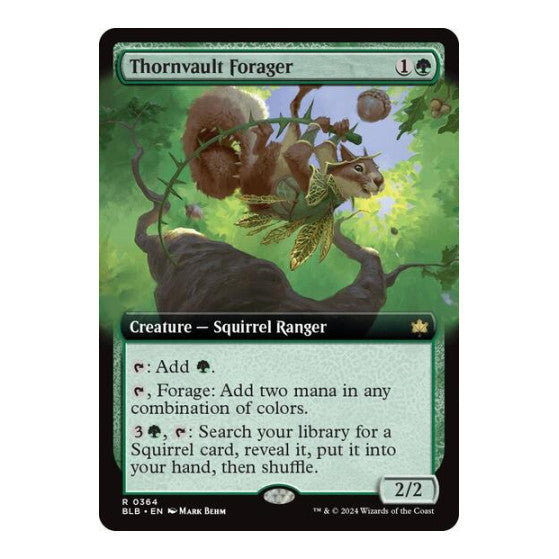 Thornvault Forager Extended Art Bloomburrow (BLB) - (#364, Rare) (, Near Mint)