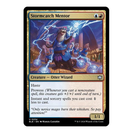 Stormcatch Mentor Bloomburrow (BLB) - (#234, Uncommon) (Foil, Near Mint)