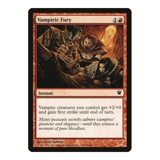 Vampiric Fury Innistrad (ISD) - (Foil, Lightly Played)