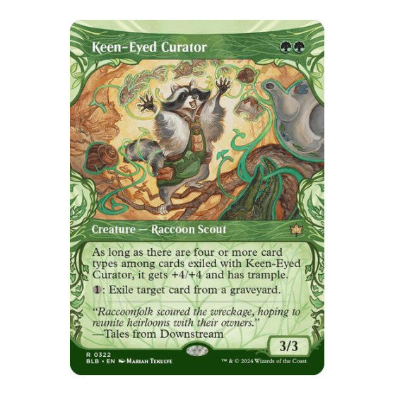 Keen Eyed Curator Showcase Bloomburrow (BLB) - (#322, Rare)