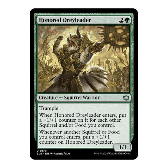 Honored Dreyleader Bloomburrow (BLB) - (#178, Uncommon) (, Near Mint)
