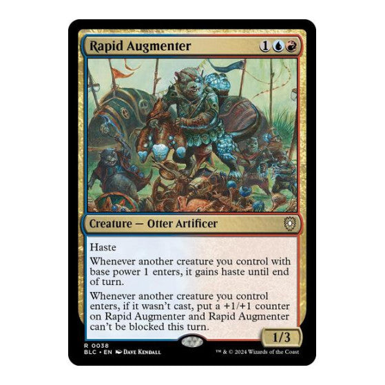 Rapid Augmenter Commander: Bloomburrow (BLC) - (, Near Mint)