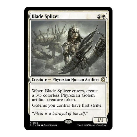 Blade Splicer Commander: Bloomburrow (BLC) - (, Near Mint)