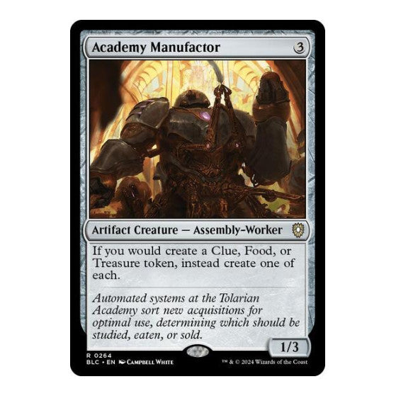 Academy Manufactor Commander: Bloomburrow (BLC) - (#264, Rare) (, Near Mint)