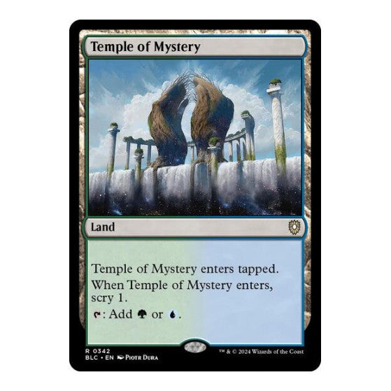 Temple of Mystery Commander: Bloomburrow (BLC) - (, Near Mint)