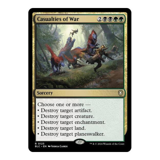 Casualties of War Commander: Bloomburrow (BLC) - (, Near Mint)