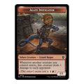 Agate Instigator Rabbit Double Sided Token Commander: Bloomburrow (BLC) - (#20 // 3, T) (, Near Mint)