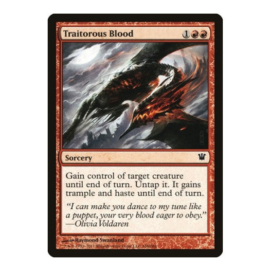 Traitorous Blood Innistrad (ISD) - (, Lightly Played)