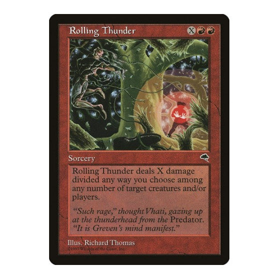 Rolling Thunder Tempest (TMP) - (, Heavily Played)