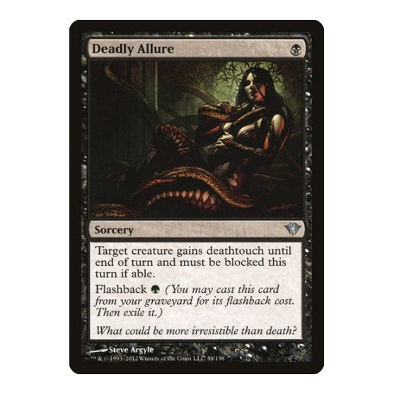 Deadly Allure Dark Ascension (DKA) - (, Lightly Played)