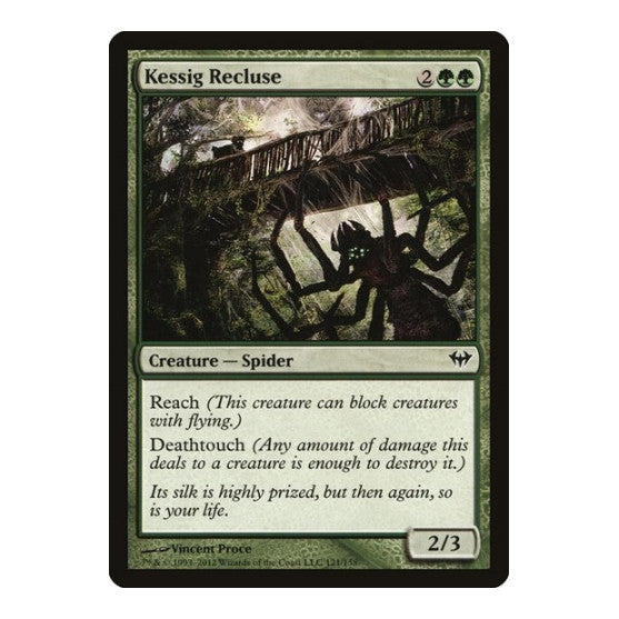 Kessig Recluse Dark Ascension (DKA) - (, Lightly Played)