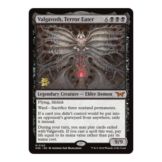 Valgavoth, Terror Eater Prerelease Cards (PRE) - (#120, Mythic Rare) (Foil, Near Mint)